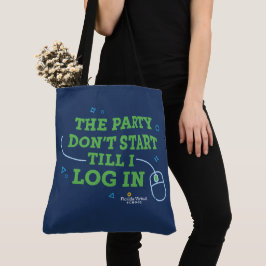 De Tela La fiesta no empieza, bolso azul marino