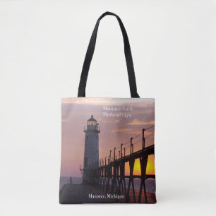 De Tela Manistee North Pierhead Light en todo el bolso