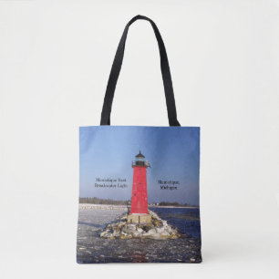 De Tela Manistique East Breakwater Light en todo el bolso