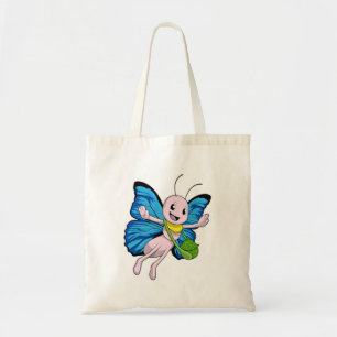 De Tela Mariposa con bolso