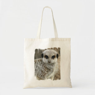 De Tela Meerkat hace frente al pequeño bolso