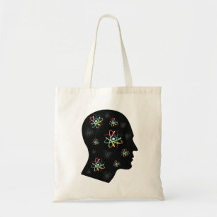 De Tela Mente colorida del átomo - bolso