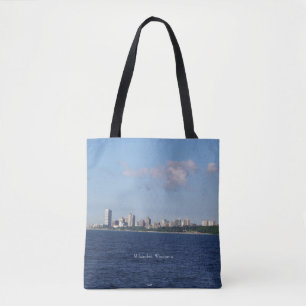 De Tela Milwaukee Skyline por todo el bolso