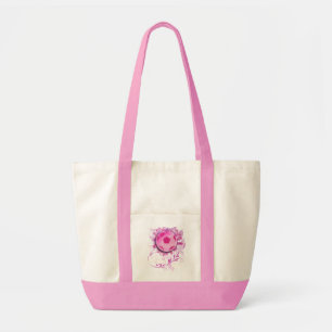 De Tela Monedero floral del bolso del fútbol del Grunge d