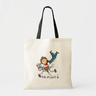 De Tela Móntelos figura bolso del palillo del vaquero