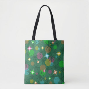 De Tela Navidades Luces por todo el bolso