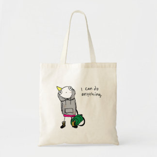 De Tela "Puedo hacer cualquier cosa" bolso