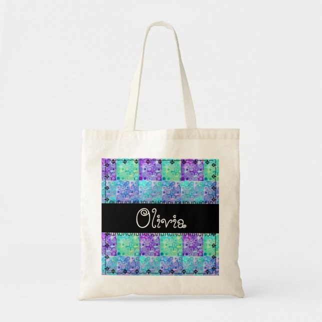 De Tela Ramos subiós turquesa - bolso conocido para la (Frente)