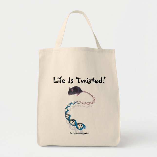 De Tela ¡Se tuerce la vida! Bolso (Frente)