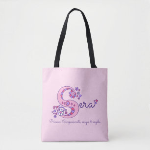 De Tela Sueros nombre y bolso del monograma del