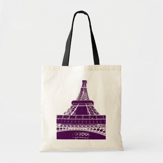 De Tela torre Eiffel del bolso del arte pop: París (Frente)