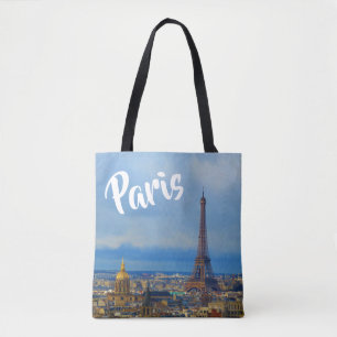 De Tela Torre Eiffel en París - bolso