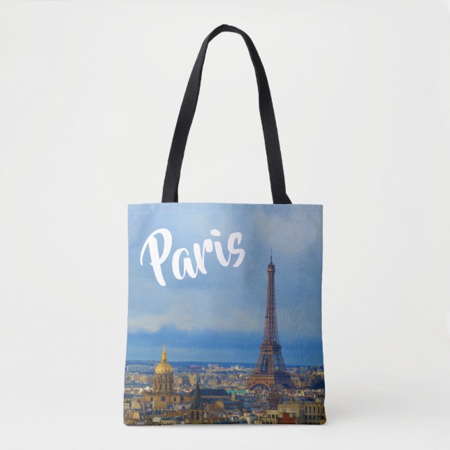 De Tela Torre Eiffel en París - bolso (Anverso)