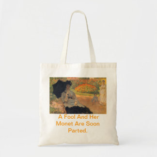 De Tela Un tonto y su Monet son bolso pronto dividido