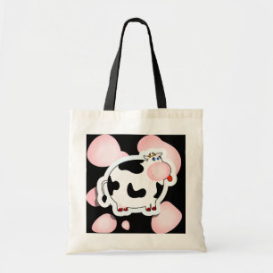De Tela vaca personalizado, bolso