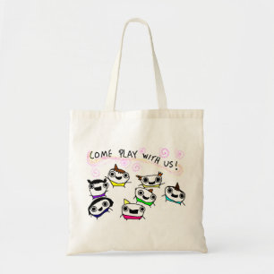 De Tela "Viene el juego con nosotros" bolso