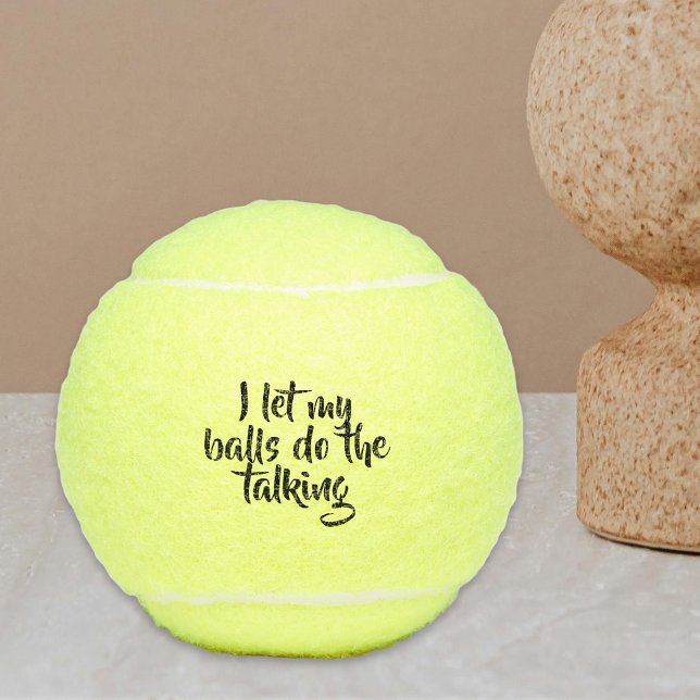 De Tenis Divertido Deja Que Mis Pelotas Hagan La Conversaci (Subido por el creador)