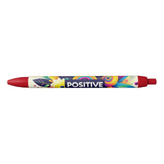 De Tinta Azul Bolígrafo Positive Colección Arte & Papel