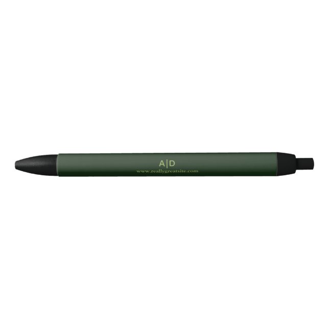 De Tinta Negra Bolígrafo (Anverso)