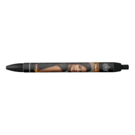 De Tinta Negra Bolígrafo Autógrafo Con Brillo Dorado para Certáme