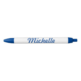 De Tinta Negra Bolígrafo azul con nombre personalizado para ofici