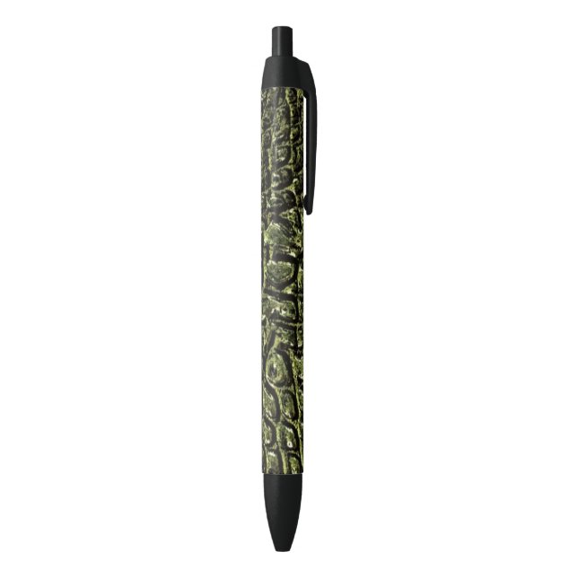 De Tinta Negra Bolígrafo "Caimán" (Parte inferior (Vertical))