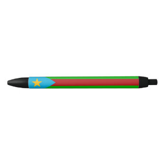 De Tinta Negra Bolígrafo con bandera Brio