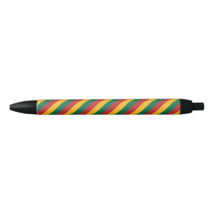 De Tinta Negra Bolígrafo con bandera del Congo