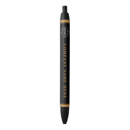 De Tinta Negra Bolígrafo con Logotipo Personalizado – Promociona