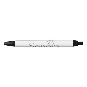 De Tinta Negra Bolígrafo con marca Sonora