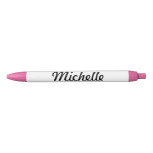 De Tinta Negra Bolígrafo con nombre personalizado Suministros d
