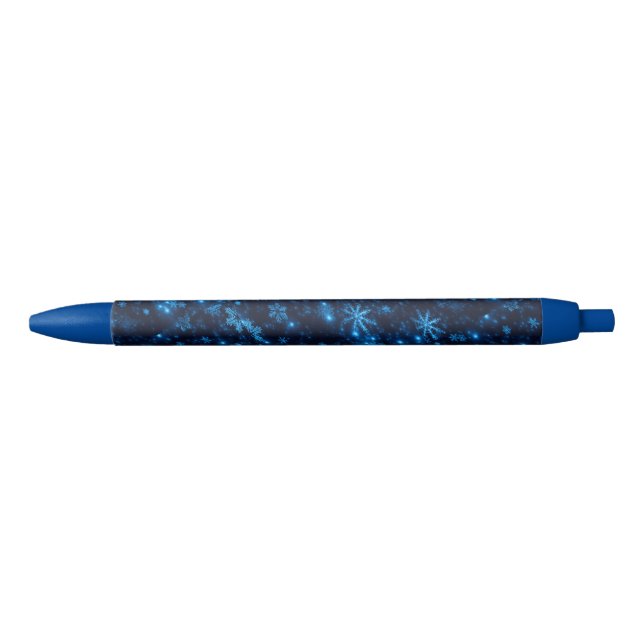 De Tinta Negra Bolígrafo Deep Blue & Bright Snflakes Pen (Anverso)