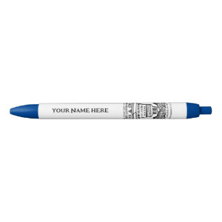 De Tinta Negra Bolígrafo (Estilo Click) - Personalizado