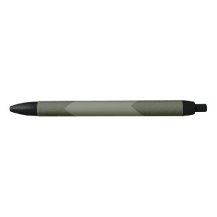 De Tinta Negra Bolígrafo Personalizado Geométrico Verde Musgo