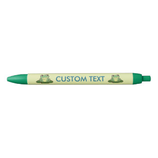 De Tinta Negra Bolígrafo Personalizado Rana Verde Adorable