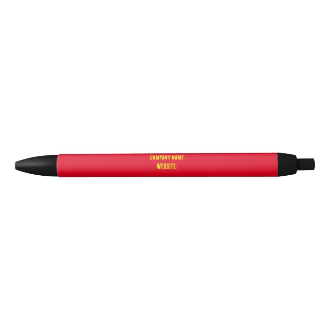 De Tinta Negra Bolígrafo promocional (Anverso)
