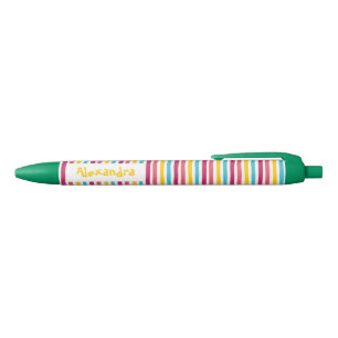 De Tinta Negra ¡Candy rayado! Bolígrafo divertido