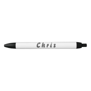 De Tinta Negra Chris bolígrafo