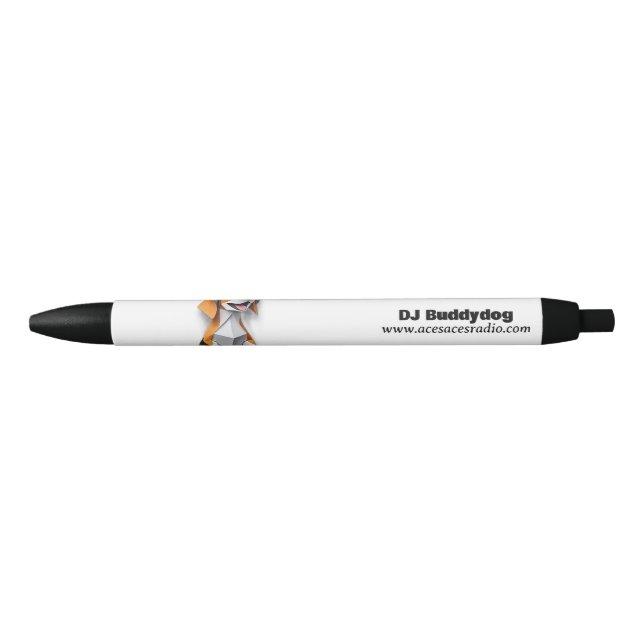 De Tinta Negra DJ Buddydog Bolígrafo (Anverso)