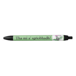 De Tinta Negra Tha mi a' sgrìobhadh. Bolígrafo gaélico