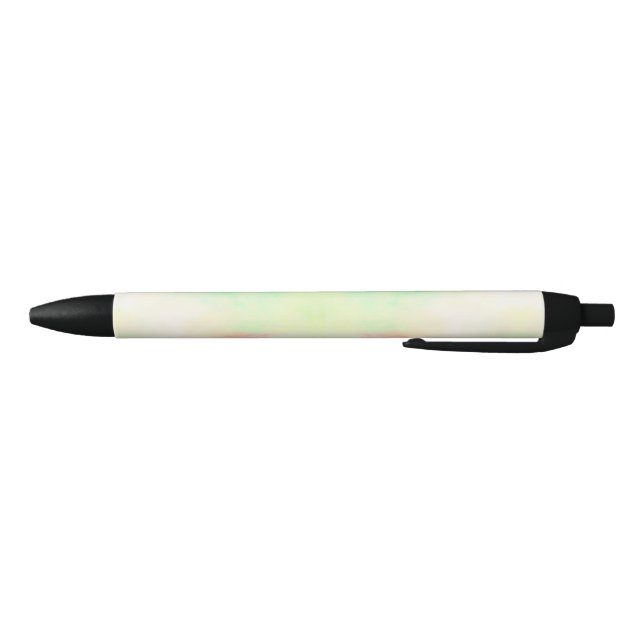 De Tinta Negra Un bolígrafo con un barril verde blanquecino paste (Parte de abajo)