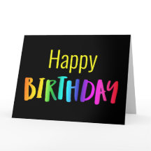 De Todos Los Ee.Uu. Gran Colorida Tarjeta De Cumpl