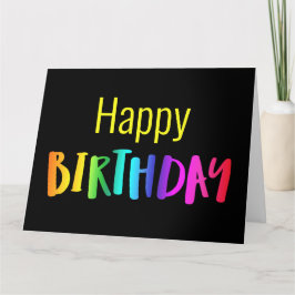 De Todos Los Ee.Uu. Gran Colorida Tarjeta De Cumpl