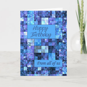 De todos nosotros, una tarjeta de cumpleaños