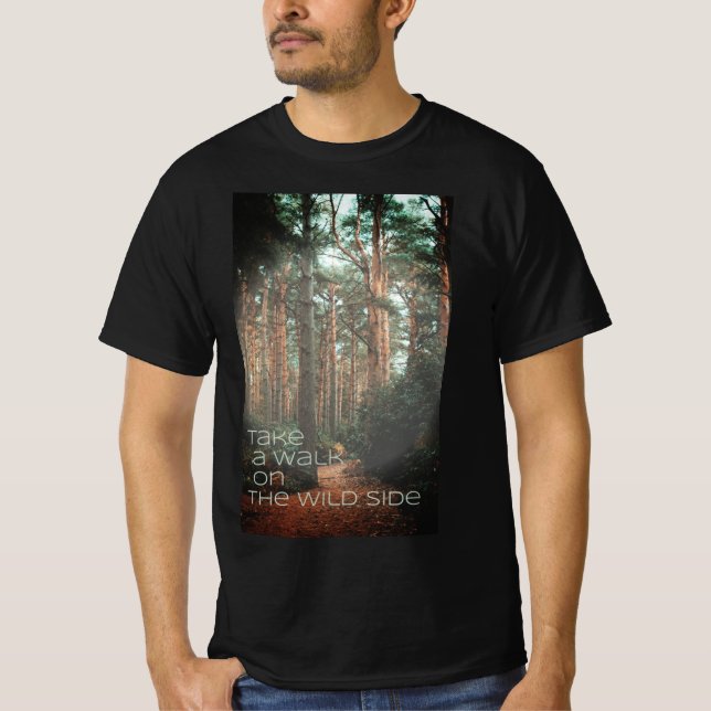 Dé un paseo por la camiseta del lado salvaje (Anverso)