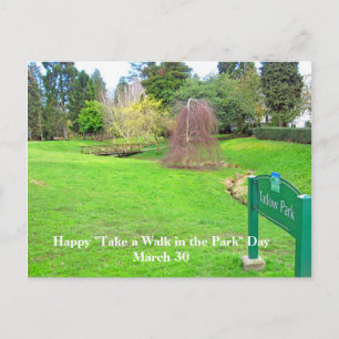 Dé un paseo por la postal del Día del Parque