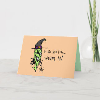 De Una Bruja A Otra Tarjeta De Halloween