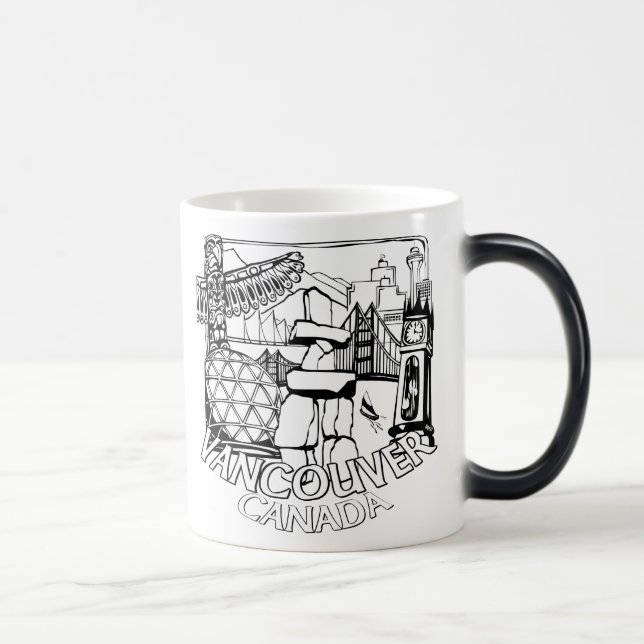 De Vancouver tazas y vidrios de las tazas de café (Derecha)