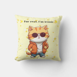 De verdad, soy icónico | Almohada decorativa de ga