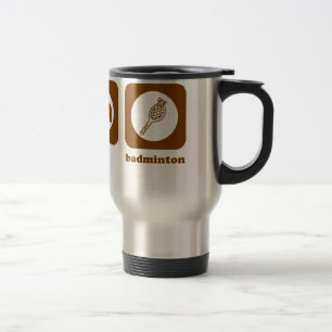 De Viaje Coma. Sueño. Bádminton. Taza